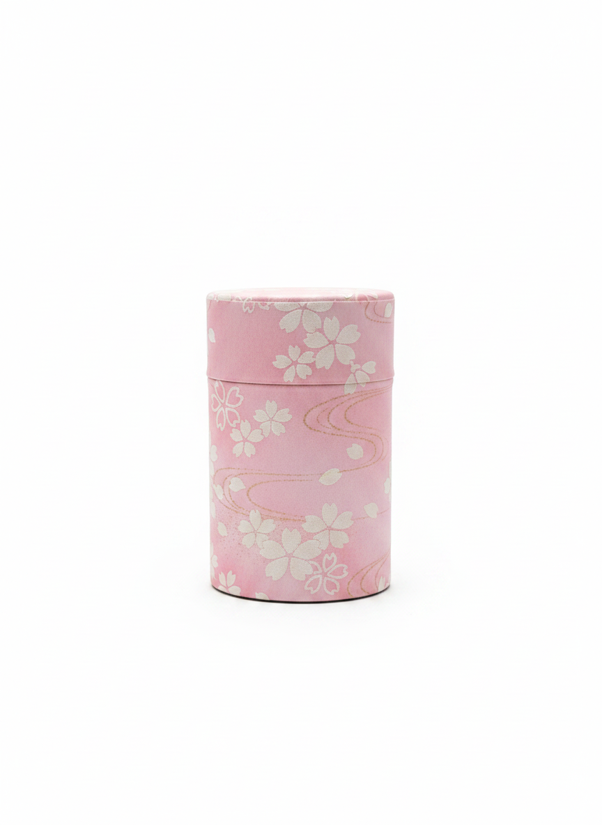 Matcha Canister- Sakura Pink